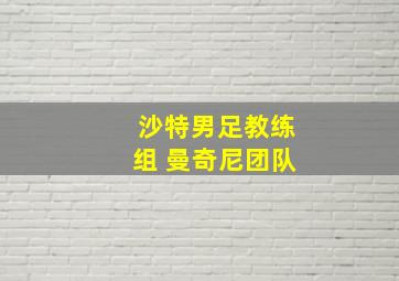 沙特男足教练组 曼奇尼团队